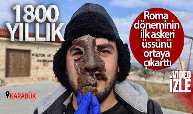1800 yıllık demir maske Batı Karadeniz’de Roma döneminin ilk askeri üssünü ortaya çıkarttı