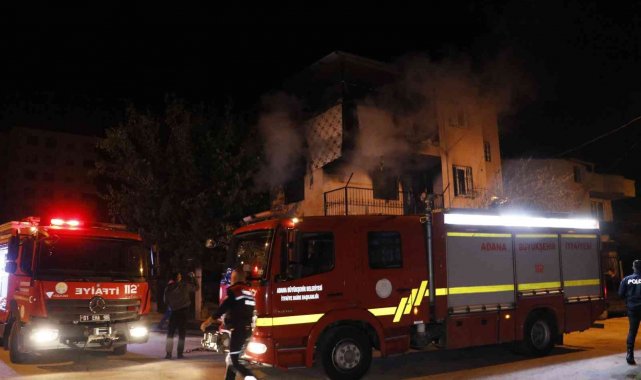 Adana'da bir kişi kirasını ödemediği evi kundakladı