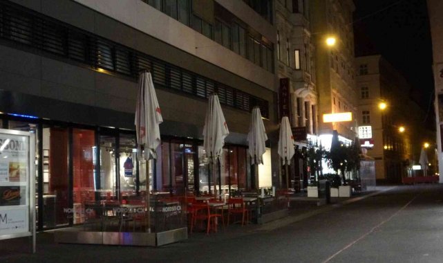 Avusturya'da sokağa çıkma yasağı başladı