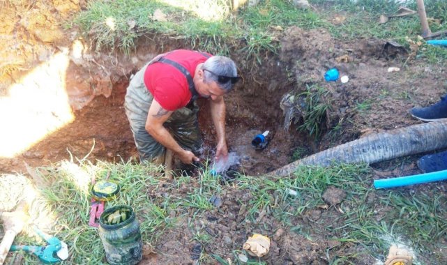 BASKİ ekipleri Ayvalık'ta ihbarlara anında müdahale ediyor