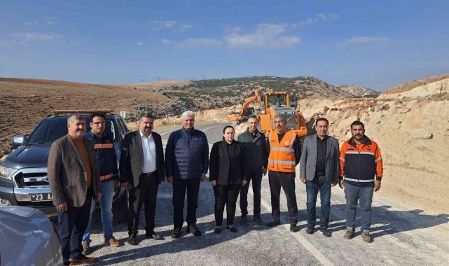 Besni-Üçgöz-Beşyol yolunda çalışmalar hızlandı