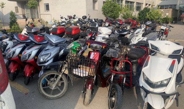 Motosiklet ve elektrikli bisiklet hırsızlarına operasyon: 14 gözaltı