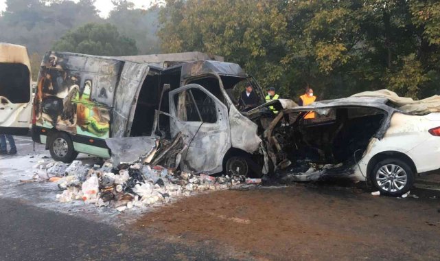Muğla'da feci kaza: Uzman çavuş yanarak hayatını kaybetti