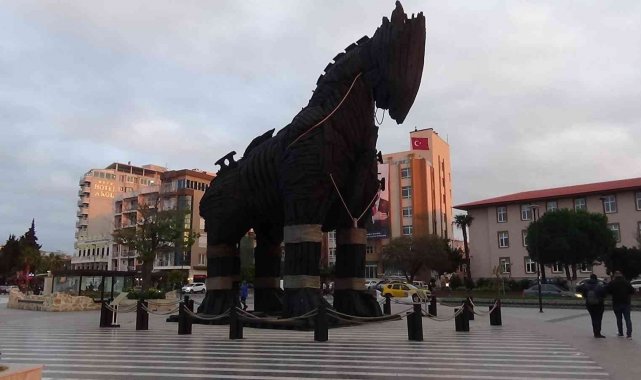 Truva Atı, Kazdağı Göknarları'ndan yapılmış
