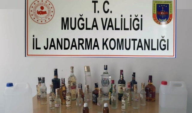 147 litre kaçak alkol yakalandı.