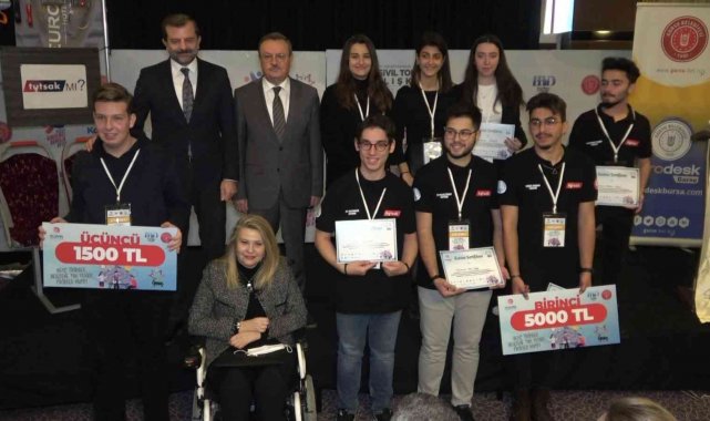 'Genç Zihinler, Geleceğe Yön Veren Yenilikçi Fikirler' ödüllendirildi