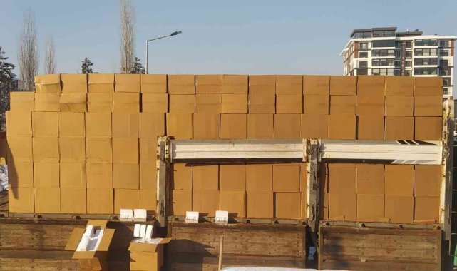 6 milyon 200 bin adet kaçak makaron ele geçirildi