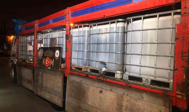 Adana'da 14 bin litre kaçak akaryakıt ele geçirildi