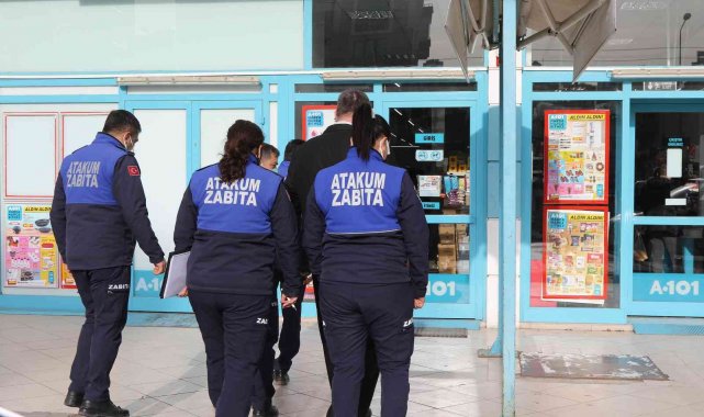 Atakum zabıtasından fiyat denetimi