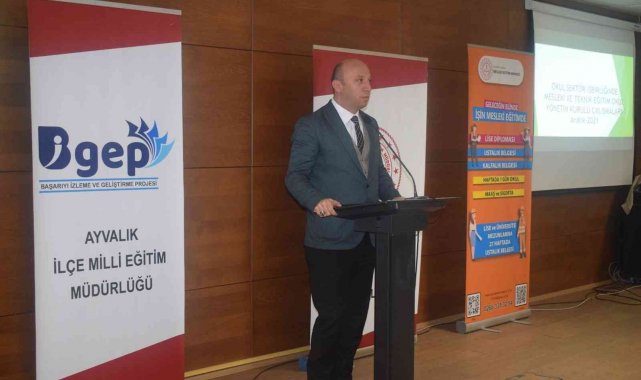 Ayvalık'ta meslek liselerinde verimliliğin arttırılması için düğmeye basıldı