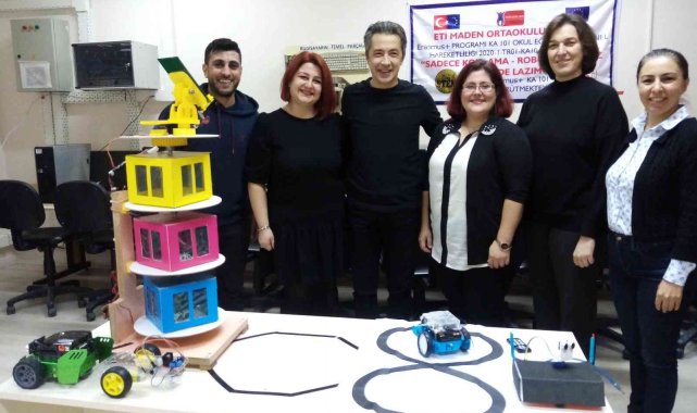 Bandırma'nın AB projesi kabul olan ilk ortaokulu oldu