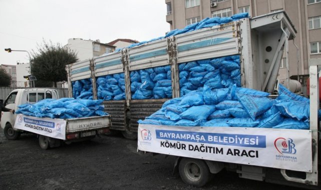Bayrampaşa'da ihtiyaç sahiplerine 200 ton kömür yardımı