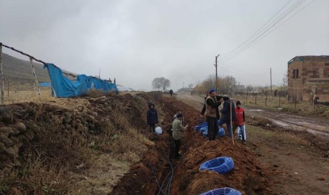 Bitlis'te Gedikli köyünün su sevinci