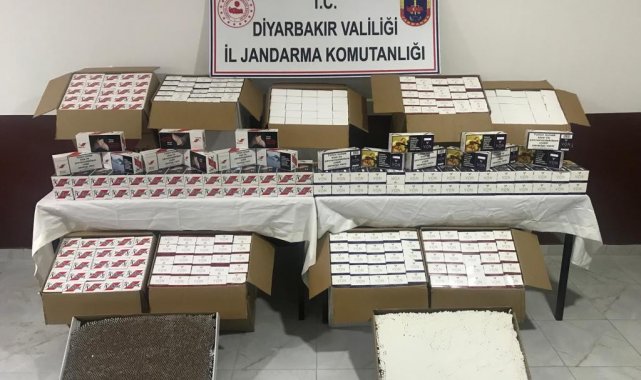 Diyarbakır'da 130 bin adet kaçak makaron ele geçirildi