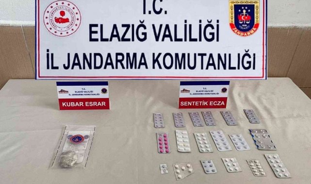 Elazığ'da 149 adet kırmızı reçeteli ilaç ele geçirildi
