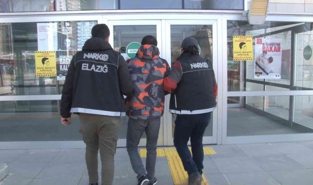 Elazığ'daki uyuşturucuya operasyonda 1 tutuklama