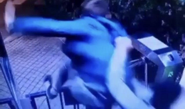 Esenyurt'ta hırsızlık yapıp kaçan şahsı görevliler havada yakaladı