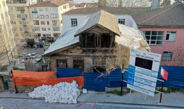 Ferdane Hanım Konağı'nda restorasyon çalışmaları sürüyor