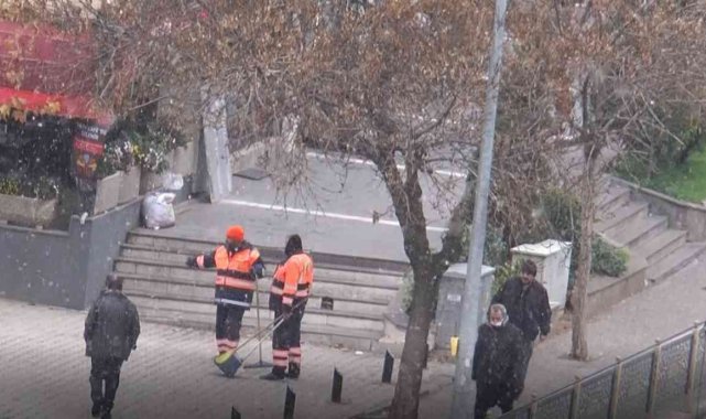 Gaziantep'te mevsimin ilk kar yağışı başladı