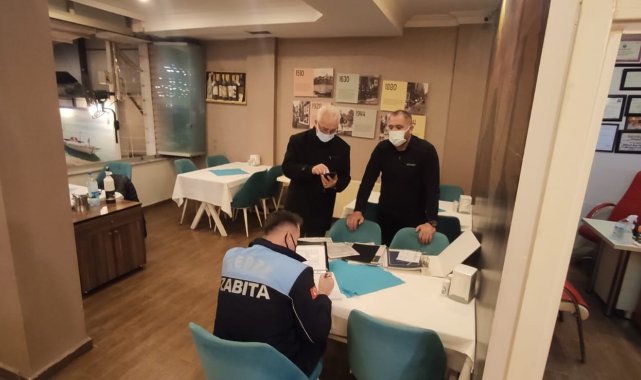 Gebze'de yılbaşı denetimleri yapıldı
