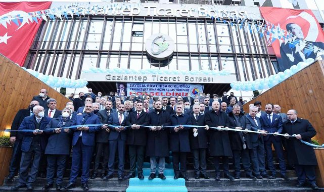 GTB yeni hizmet binası ve et borsası törenle hizmete açıldı