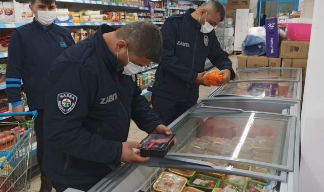 Hassa'da marketler denetlendi