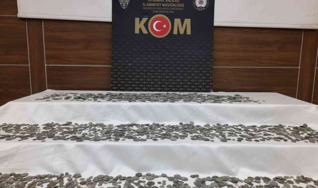 İstanbul'da tarihi sikke operasyonu, binlerce eser ele geçirildi