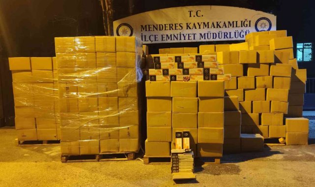İzmir'de 4 milyon lira değerinde 10 ton kaçak tütün ele geçirildi