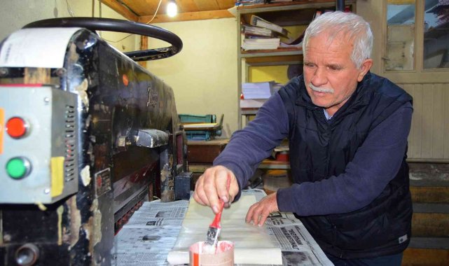 İznik'in yarım asırlık matbaa ustası