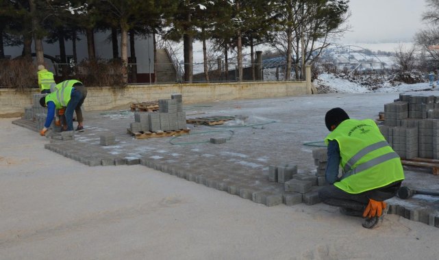 Kahramankazan'da köyler parke taşıyla güzelleşiyor