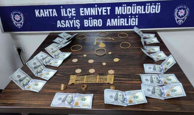 Kahta'da altın hırsızı yakalandı