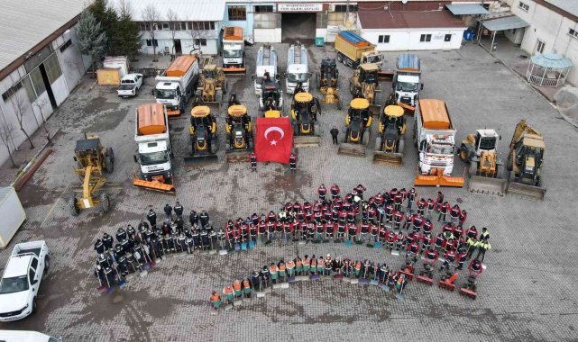 Karla mücadele için 350 kişi hazır