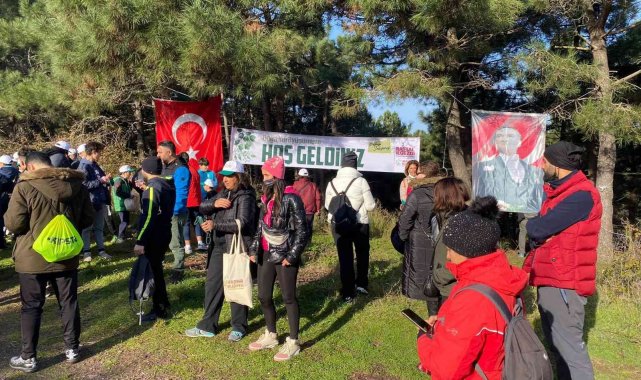 Kayışdağı Ormanı'nda 'Doğayı Soluyoruz' yürüyüşü gerçekleşti