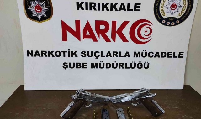 Kırıkkale'de 2 adet ruhsatsız tabanca ele geçirildi