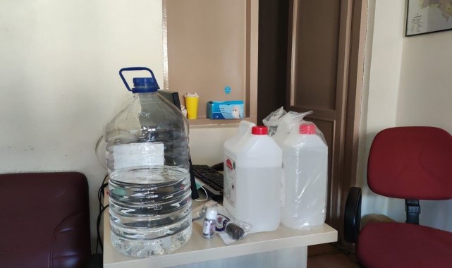 Kırklareli'nde 645 litre kaçak içki ele geçirildi