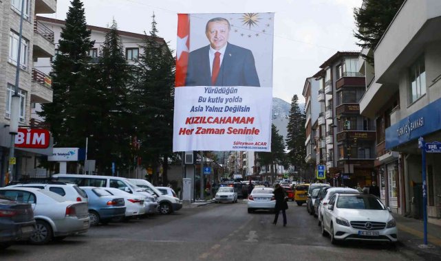 Kızılcahamam'da Erdoğan heyecanı