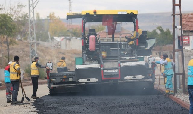 Kocasinan Belediyesi'nden asfalt rekoru