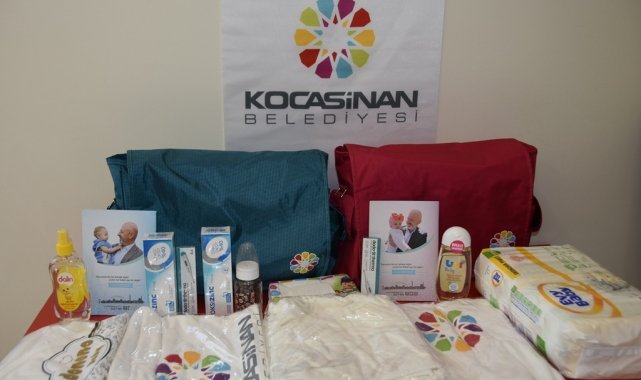 Kocasinan'da 1 yılda 3 bin 184 aileye 'hoş geldin bebek' hediyesi