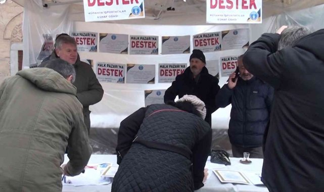 Kütahya'da "Sosyete Pazarı"nın yeniden açılması için imza kampanyası