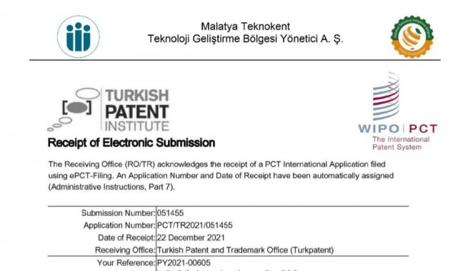 Malatya Üniversitesi'nin ilk patent başvurusu yapıldı