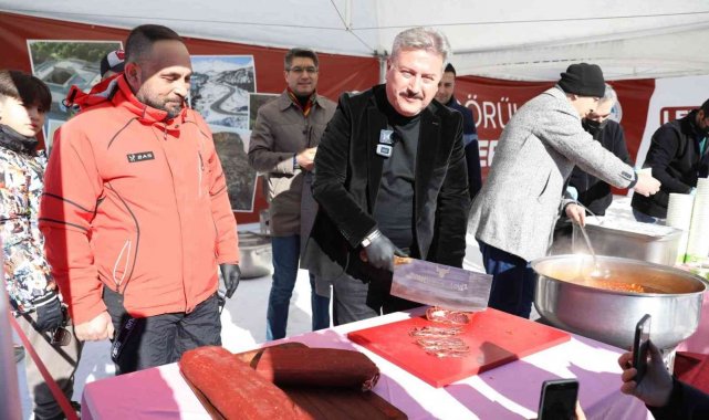 Melikgazi Erciyes'te Kayseri lezzetlerini tanıttı