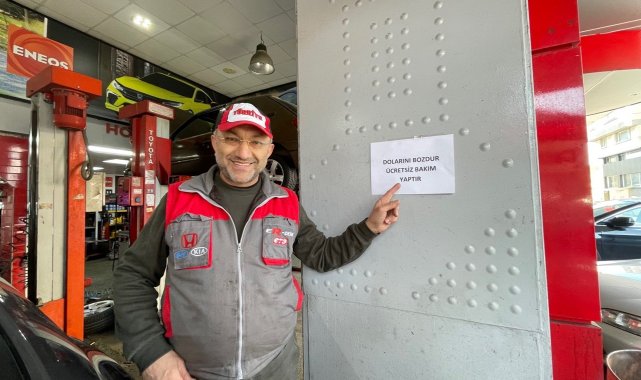 Oto Sanayi Usta'sından dolara tepki kampanyası