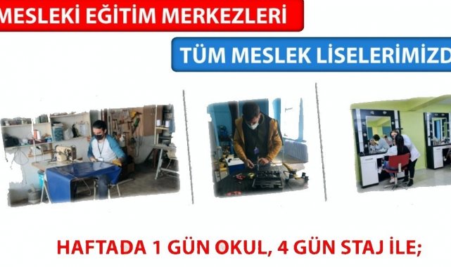 "Mesleki Eğitim Merkezi Programı" tüm meslek liselerinde