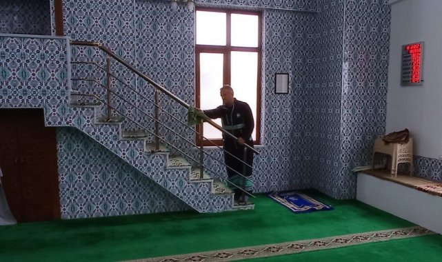 Şahinbey'de camilere kış temizliği