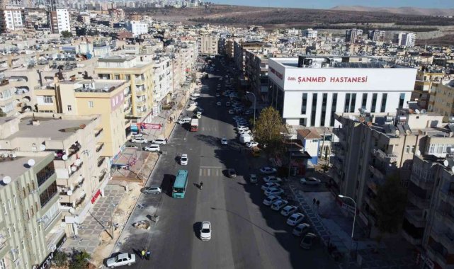Şanlıurfa'da bir prestijli cadde daha yapıldı