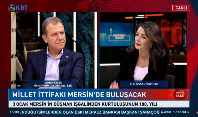 Seçer: "Tüm halkımızla beraber 3 Ocak'ta Mersin Metrosu'nun temelini atacağız"