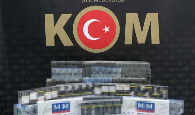 Siirt'te 2 bin 770 bin paket kaçak sigara ele geçirildi