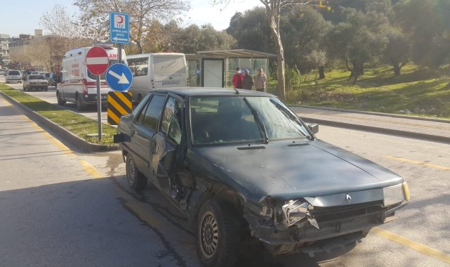 Söke'de trafik kaza: 1 yaralı