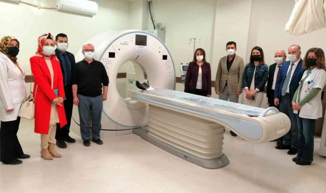Tavas Devlet Hastanesi'nde bilgisayarlı tomografi cihazı yenilendi