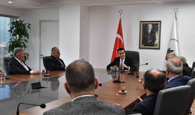 Türkiye Muhtarlar Konfederasyonu'ndan Dündar'a ziyaret
